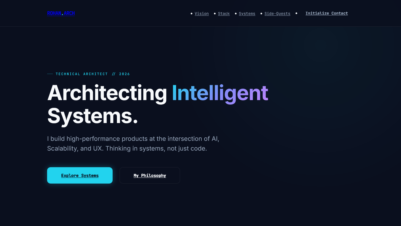 Technical Portfolio Showcase